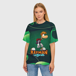Футболка оверсайз женская Rayman Legends Green, цвет: 3D-принт — фото 2