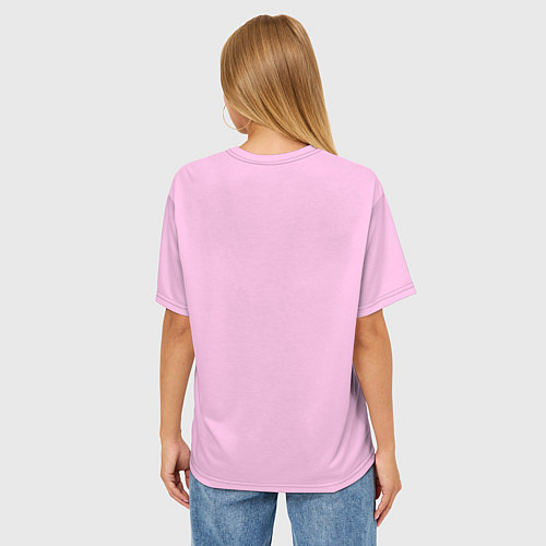 Женская футболка оверсайз Мерцающий символ Мудрости / 3D-принт – фото 4