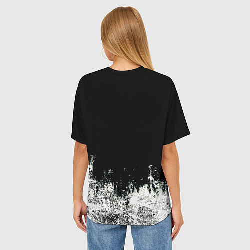 Женская футболка оверсайз Ghostemane Mercury Trash Gang Гостмейн Призрак гра / 3D-принт – фото 4