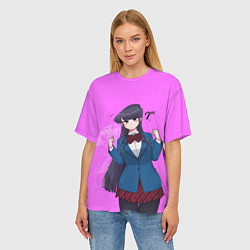 Футболка оверсайз женская Коми, цвет: 3D-принт — фото 2