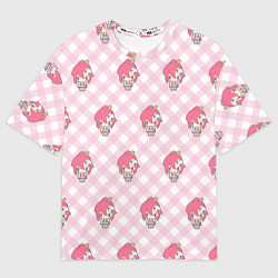 Женская футболка оверсайз Yoko pattern