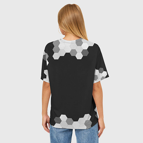 Женская футболка оверсайз FORZA HORIZON Графика / 3D-принт – фото 4