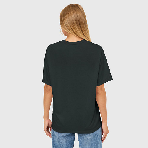 Женская футболка оверсайз Северянин Амлет / 3D-принт – фото 4