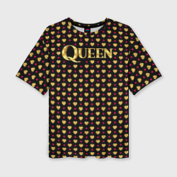 Женская футболка оверсайз Golden Queen