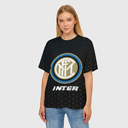 Футболка оверсайз женская INTER Inter - Графика, цвет: 3D-принт — фото 2