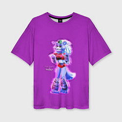 Футболка оверсайз женская Five Nights at Freddys: Security Breach Волчица Ро, цвет: 3D-принт