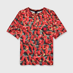Женская футболка оверсайз RHCP Chili