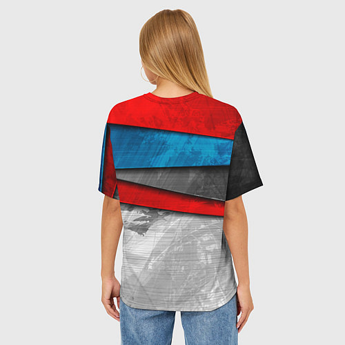 Женская футболка оверсайз Cuphead Красная чашечка / 3D-принт – фото 4