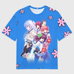 Футболка оверсайз женская Ангельские ритмы вместе, цвет: 3D-принт