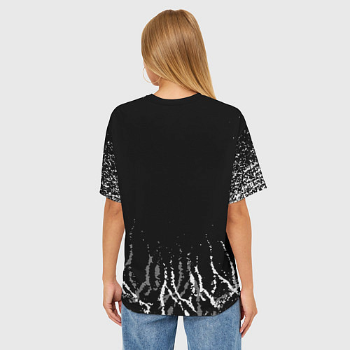 Женская футболка оверсайз Monstercat / 3D-принт – фото 4