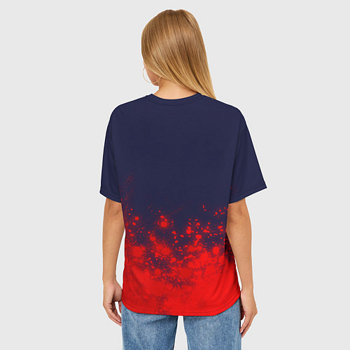 Женская футболка оверсайз THE WITCHER - Арт / 3D-принт – фото 4
