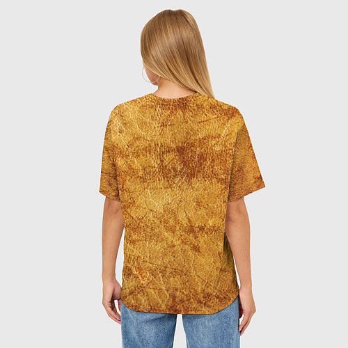 Женская футболка оверсайз Джиперс Криперс выглядывает из под кожи / 3D-принт – фото 4