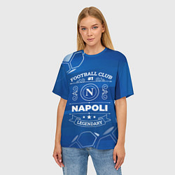 Футболка оверсайз женская Napoli FC 1, цвет: 3D-принт — фото 2