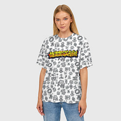 Футболка оверсайз женская ПРОФЕССИЯ РОБОТОТЕХНИКА, цвет: 3D-принт — фото 2