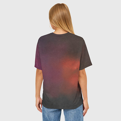 Женская футболка оверсайз Erica Sinclair / 3D-принт – фото 4