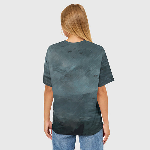 Женская футболка оверсайз Leos Падший Ангел Одиночества / 3D-принт – фото 4