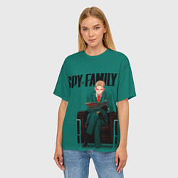 Футболка оверсайз женская Лойд Форджер Семья шпиона, цвет: 3D-принт — фото 2
