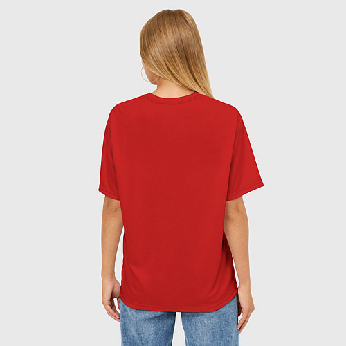 Женская футболка оверсайз Монреаль Канадиенс Форма / 3D-принт – фото 4