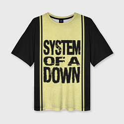 Футболка оверсайз женская System of a Down: 5 Album Bundle, цвет: 3D-принт