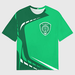 Футболка оверсайз женская ФК АХМАТ - SPORTWEAR, цвет: 3D-принт