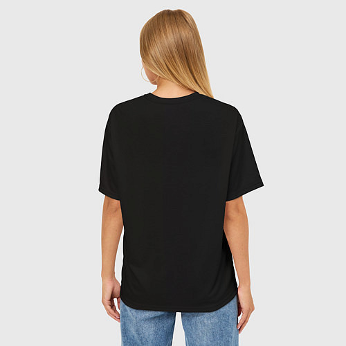 Женская футболка оверсайз Кли - милая искорка / 3D-принт – фото 4
