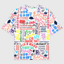 Футболка оверсайз женская OUR FUTURE, цвет: 3D-принт