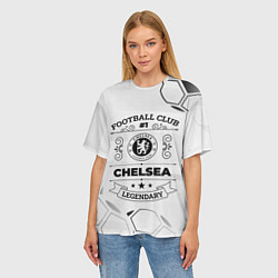 Футболка оверсайз женская Chelsea Football Club Number 1 Legendary, цвет: 3D-принт — фото 2