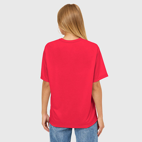 Женская футболка оверсайз Вашингтон КэпиталзWashington Capitals / 3D-принт – фото 4