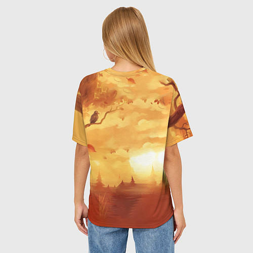 Женская футболка оверсайз Hello Neighbor Привет сосед Сосед с лопатой / 3D-принт – фото 4