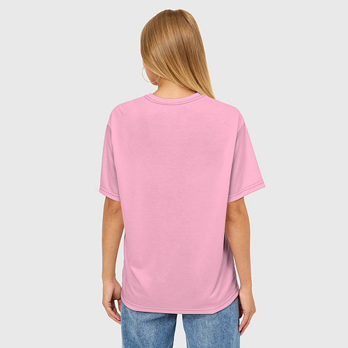 Женская футболка оверсайз Жара мороженное / 3D-принт – фото 4