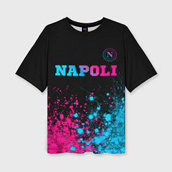 Футболка оверсайз женская Napoli Neon Gradient, цвет: 3D-принт