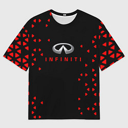 Футболка оверсайз женская Infinity sport, цвет: 3D-принт