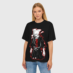 Футболка оверсайз женская Ичиго Курасаки - Блич, цвет: 3D-принт — фото 2