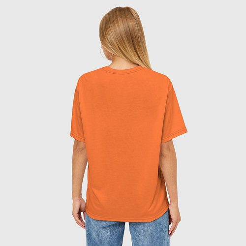 Женская футболка оверсайз DOOM - Doomguy / 3D-принт – фото 4