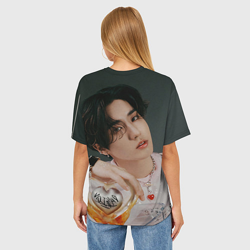 Женская футболка оверсайз Maxident Han / 3D-принт – фото 4