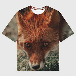 Футболка оверсайз женская Лиса, цвет: 3D-принт