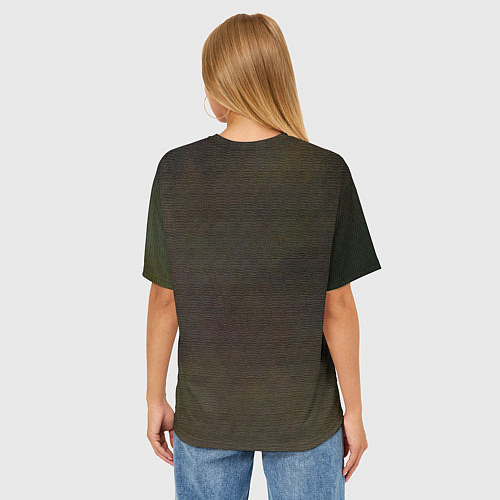 Женская футболка оверсайз 10 лет жизни - Агата Кристи / 3D-принт – фото 4