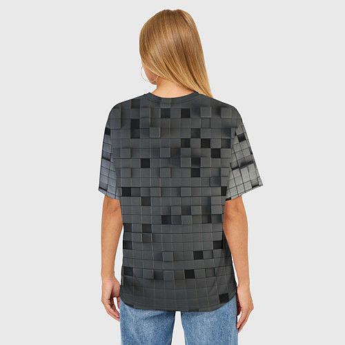Женская футболка оверсайз Minecraft - character - video game / 3D-принт – фото 4