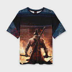 Женская футболка оверсайз Sekiro: Shadows Die Twice