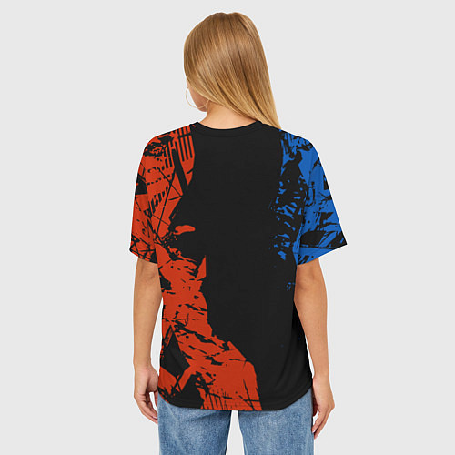 Женская футболка оверсайз Аполлон - декоративная живопись / 3D-принт – фото 4