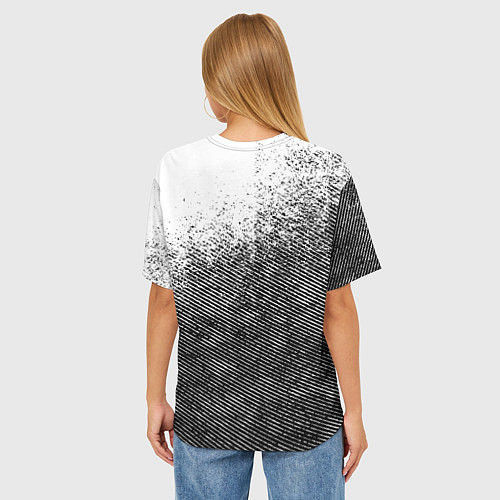 Женская футболка оверсайз Death Stranding 2 арт / 3D-принт – фото 4