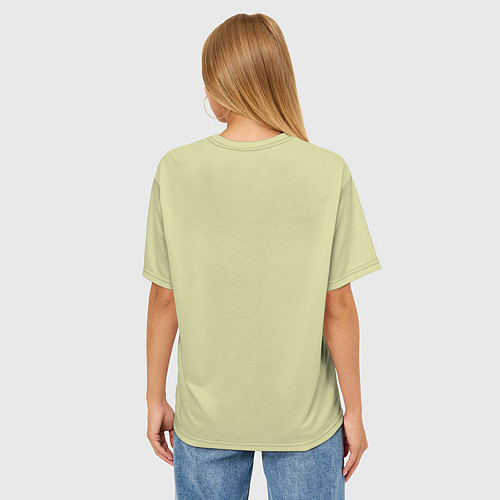 Женская футболка оверсайз Программист в винтажном стиле / 3D-принт – фото 4