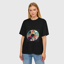 Футболка оверсайз женская Boulevard Depo, Jeembo - омофор, цвет: 3D-принт — фото 2