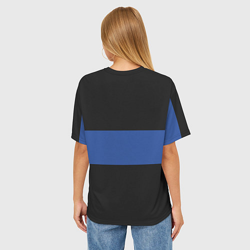 Женская футболка оверсайз Спецназ ГРУ - разведка / 3D-принт – фото 4