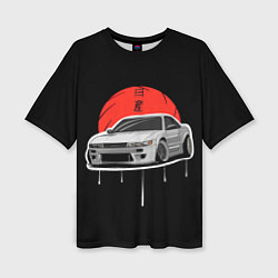 Женская футболка оверсайз Nissan Silvia S14 - Japan style