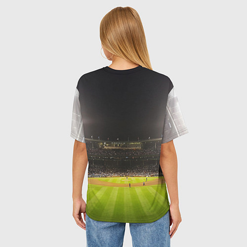 Женская футболка оверсайз Эрлинг Холанд Манчестер / 3D-принт – фото 4