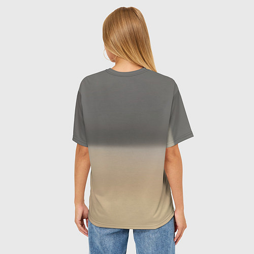 Женская футболка оверсайз КексоКот / 3D-принт – фото 4