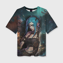 Женская футболка оверсайз Jinx fantasy