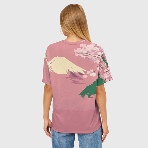 Женская футболка оверсайз Капибара - Бусидо - кодекс самурая / 3D-принт – фото 4