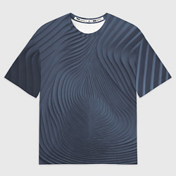 Женская футболка оверсайз Фантазия антрацит